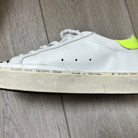 Golden Goose Hi Star Leather & Haircalf Sneakers - Picture 7 of 11